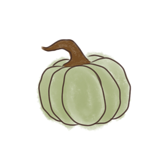 Pompoen, Hand Geschilderd, Herfst