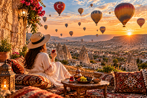 Free Cappadocia Hot Air Balloon illustration and picture