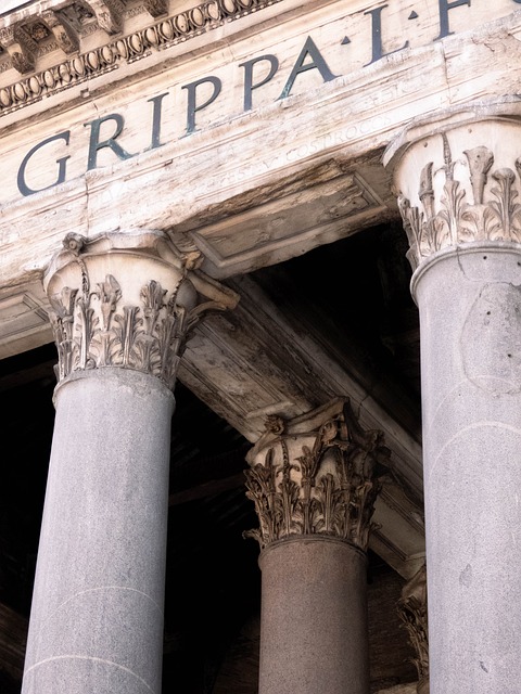 Detalhes Do Panteão, Capiteis Coríntios