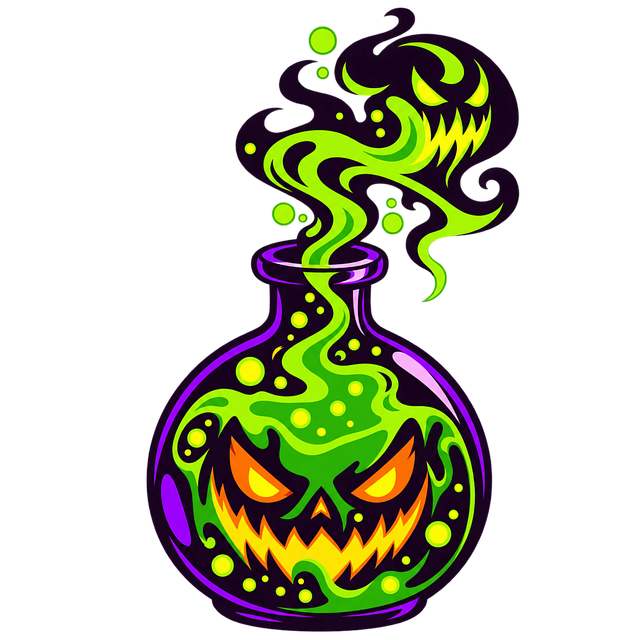 Free halloween potion poison illustration