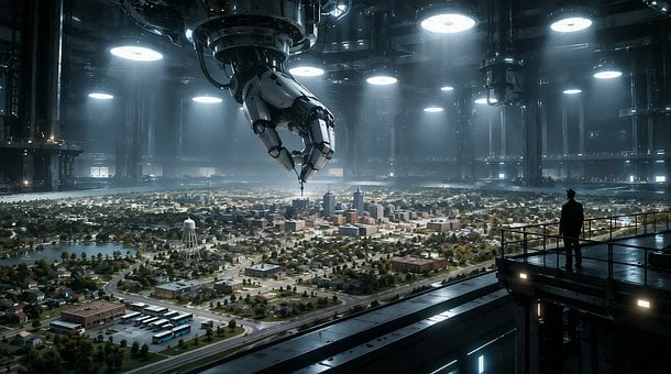 Free Sci-Fi Robot Arm illustration and picture