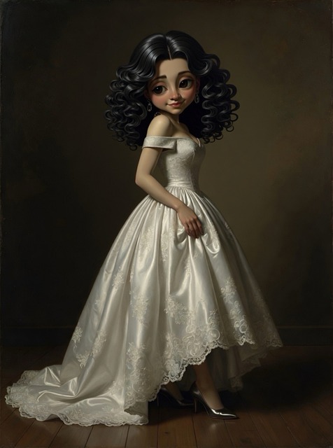 Mädchen, Fantasie, Kleid, Elegant, Schön