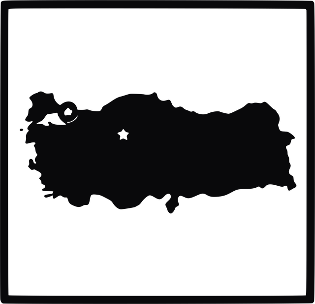 Türkei, Silhouette, Kontur, Land