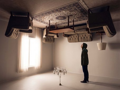 Sala De Estar, Muebles, Al Revés