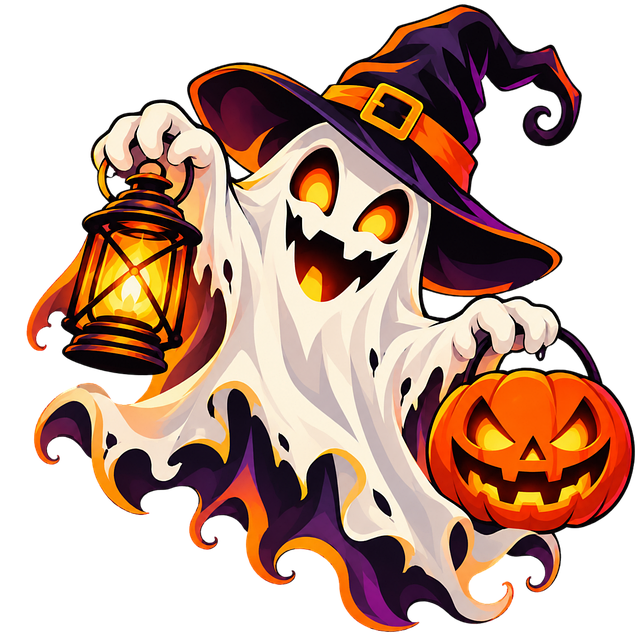 Download free HD stock image of Halloween Ghost Free halloween ghost witch illustration