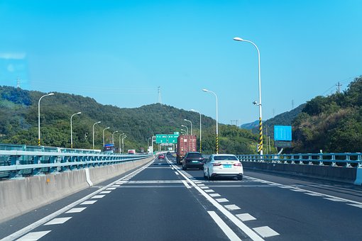 Autostradă, Trafic, Vehicule, Pod