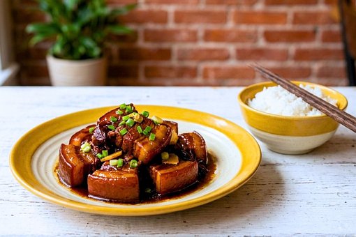 Hong Shao Rou, Svinekjøtt, Kokt Kjøtt