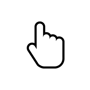 Mano, Dedo Índice, Cursor, Icono, Clic