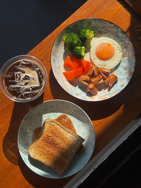 Frokost, Egg, Toast, Pølser, Brokkoli