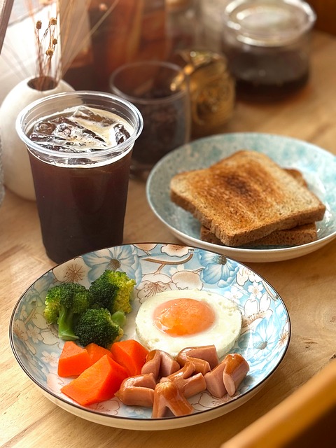 Frokost, Frokostsett, Skål, Egg, Pølse