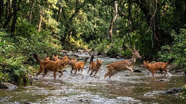 Free Dhole Asiatic Wild Dog photo and picture