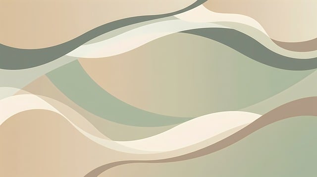 Free abstract wavy pattern art illustration