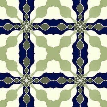 Naadloos, Patroon, Ontwerp, Retro, Tegel