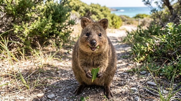 Quokka, Glimlach, Vriendelijk, Schattig