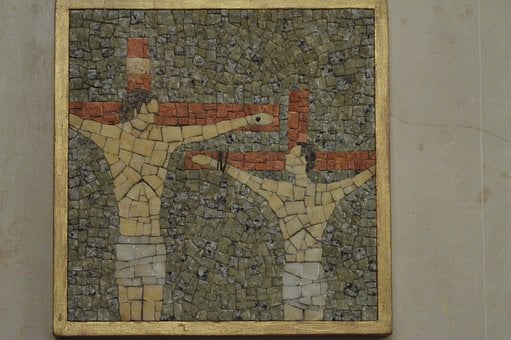 Mosaico, Cruz, Crucifixión, Religión