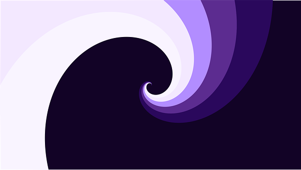 Spiral, Virvel, Lilla, Hypnotisk