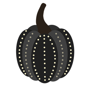 Pompoen, Zwart, Decoratie, Halloween