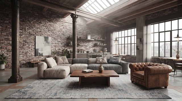 Industrial, Loft, Interior