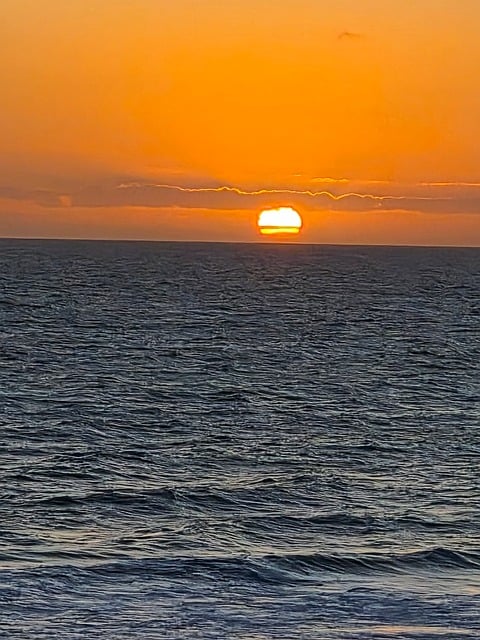 Sonnenuntergang, Meer, Horizont