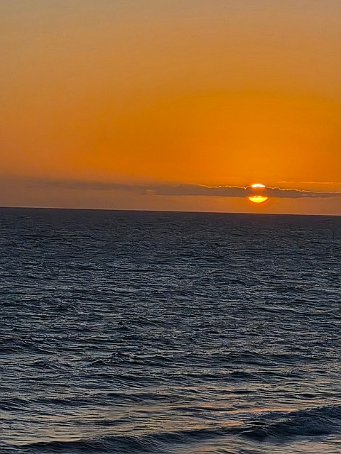 Sonnenuntergang, Ozean, Meer