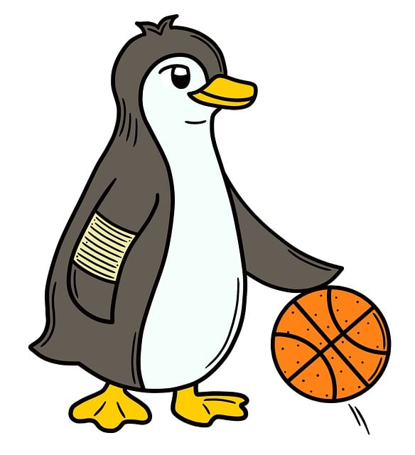 Pingvin, Basketball, Tegneserie, Humor