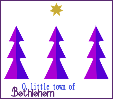 Kerstmis, Bethlehem, Kerstster, Bomen