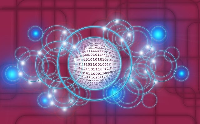 Digitale Kugel, Binärcode, Kreis