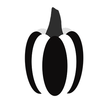 Pompoen, Zwart En Wit, Spookachtige