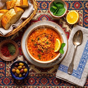 Ezogelin, Suppe, Tyrkisk, Mat, Bolle