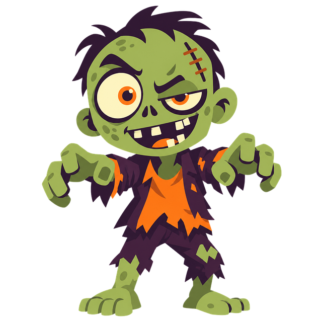 Zombie, Halloween, Tegneserie