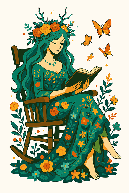Ведьма, Книга, Природа, Комфорт, Винтаж