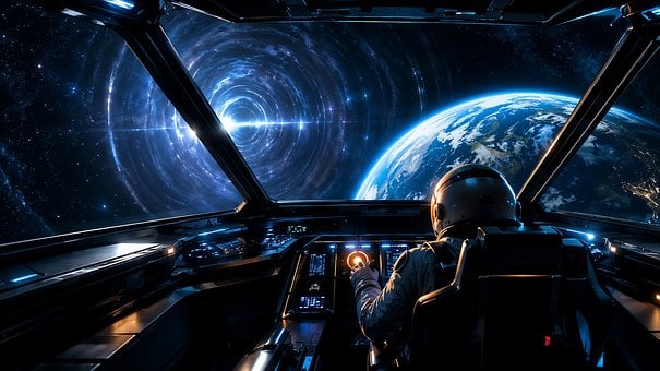 Sci-Fi, Vesmír, Červí Díra, Planeta Země