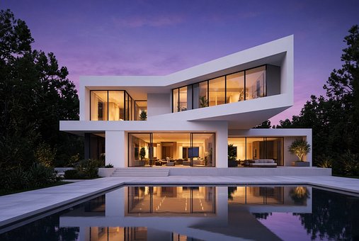 Luxe Villa, Moderne Architectuur