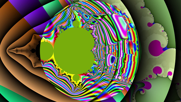 Mandelbrot, Fraktal, Abstrakt, Farverig