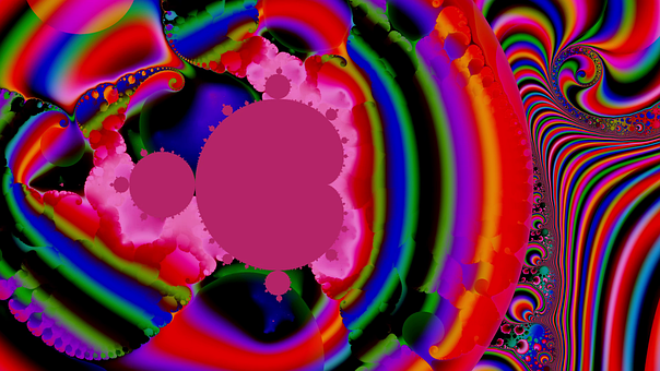 Mandelbrot, Fraktal, Farverig, Abstrakt