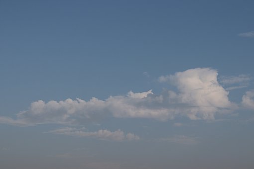 Lucht, Blauw, Wolken, Natuurlijk, Kalm