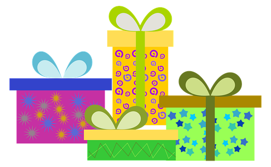 Cadeaus, Verpakking, Lint, Viering