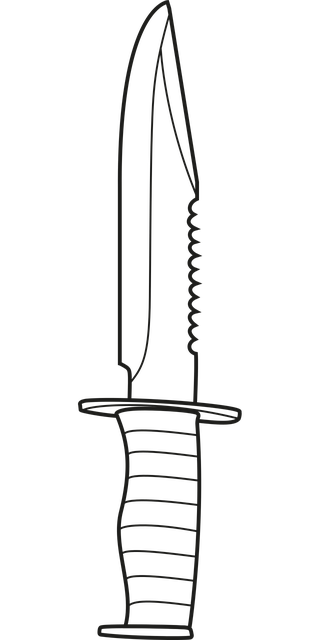 Tekening, Mes, Gevechtsuitrusting, Blad