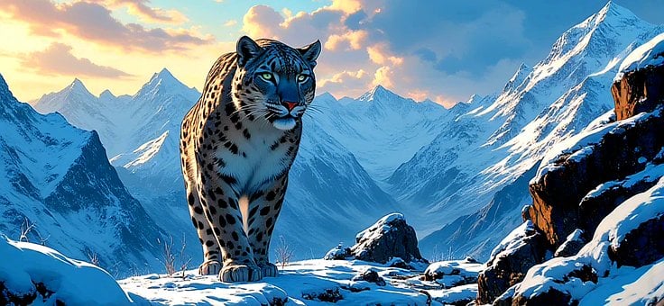 Sneleopard, Bjerglandskab