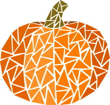 Pompoen, Halloween, Herfst, Mozaïek