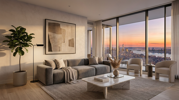 Luxe Appartement, Stadspanorama