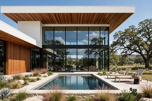 Free Modern Architecture Luxury Home photo and picture