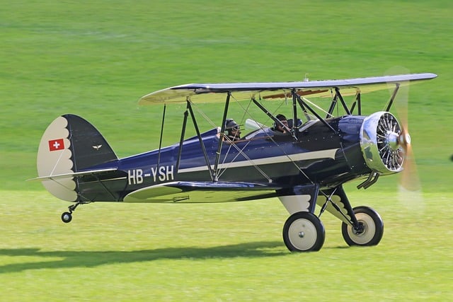 Free Biplane Vintage Airplane photo and picture