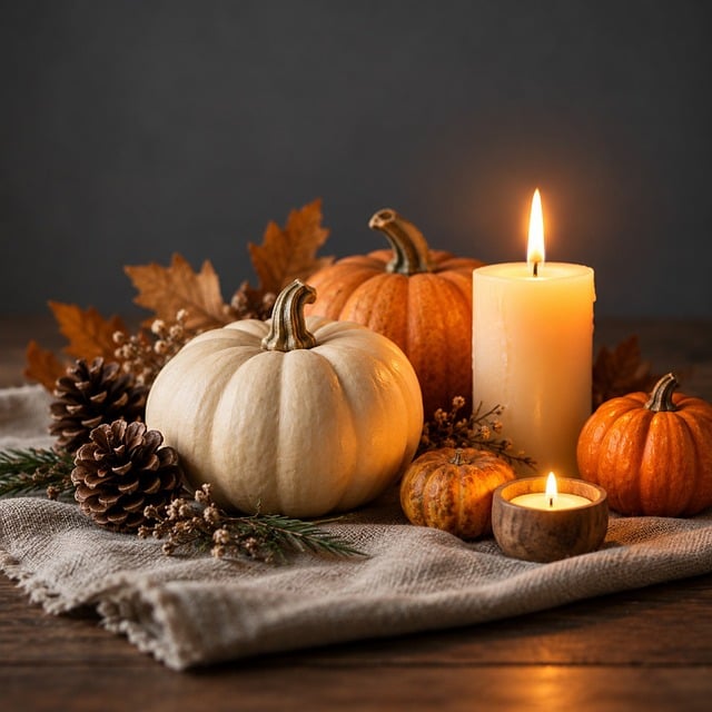 Halloween, Græskar, Lys, Efterår