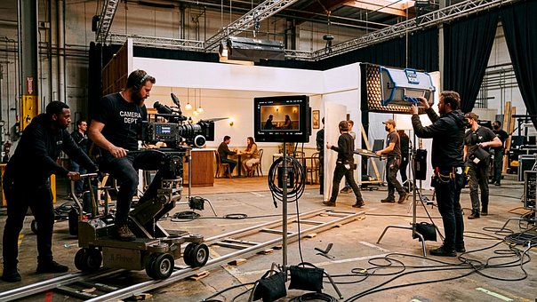 Film, Filmoptagelse, Studiomiljø