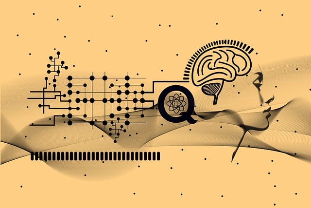 Free artificial intelligence neurons brain illustration