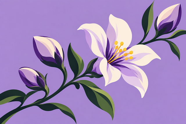 Crin Alb, Ilustraţie Botanică