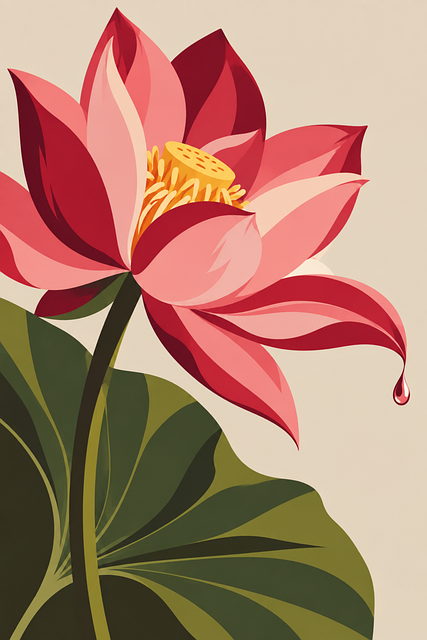 Download free HD stock image of Pink Lotus Flower Water Drop Free pink lotus flower water drop lotus blossom vector