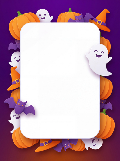 Halloween, Græskar, Spøgelse, Flagermus