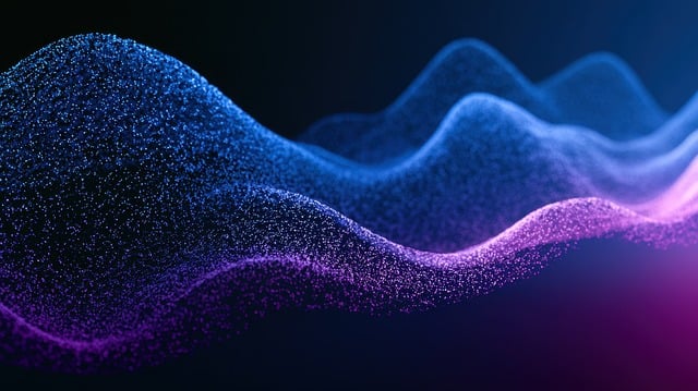 Download free HD stock image of Wave Digital Free wave digital dot illustration